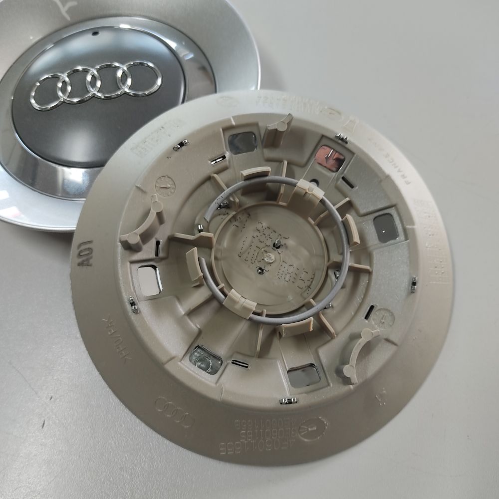 Coprimozzo grigio metallizzato Audi A4 (2001-2008) - immagine 2